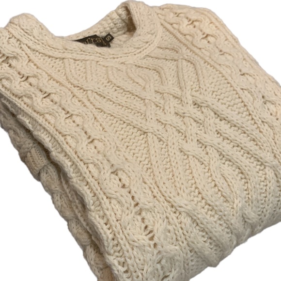 💕Inis Crafts Irish 100% Merino Wool Irish Sweater - Picture 3 of 7
